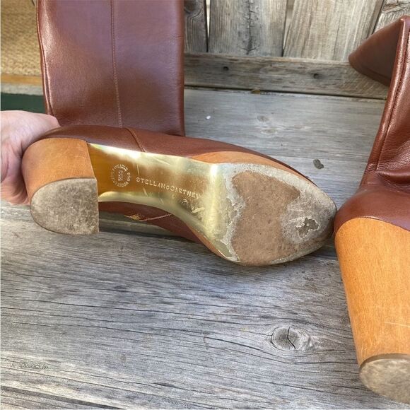 Stella McCartney Knee High Boot Heels in brown EU35.5 - Picture 4 of 13